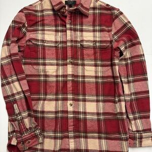 Men's Red Plaid Shirt